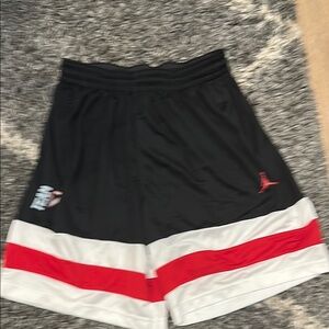 Black and Red Athletic Shorts